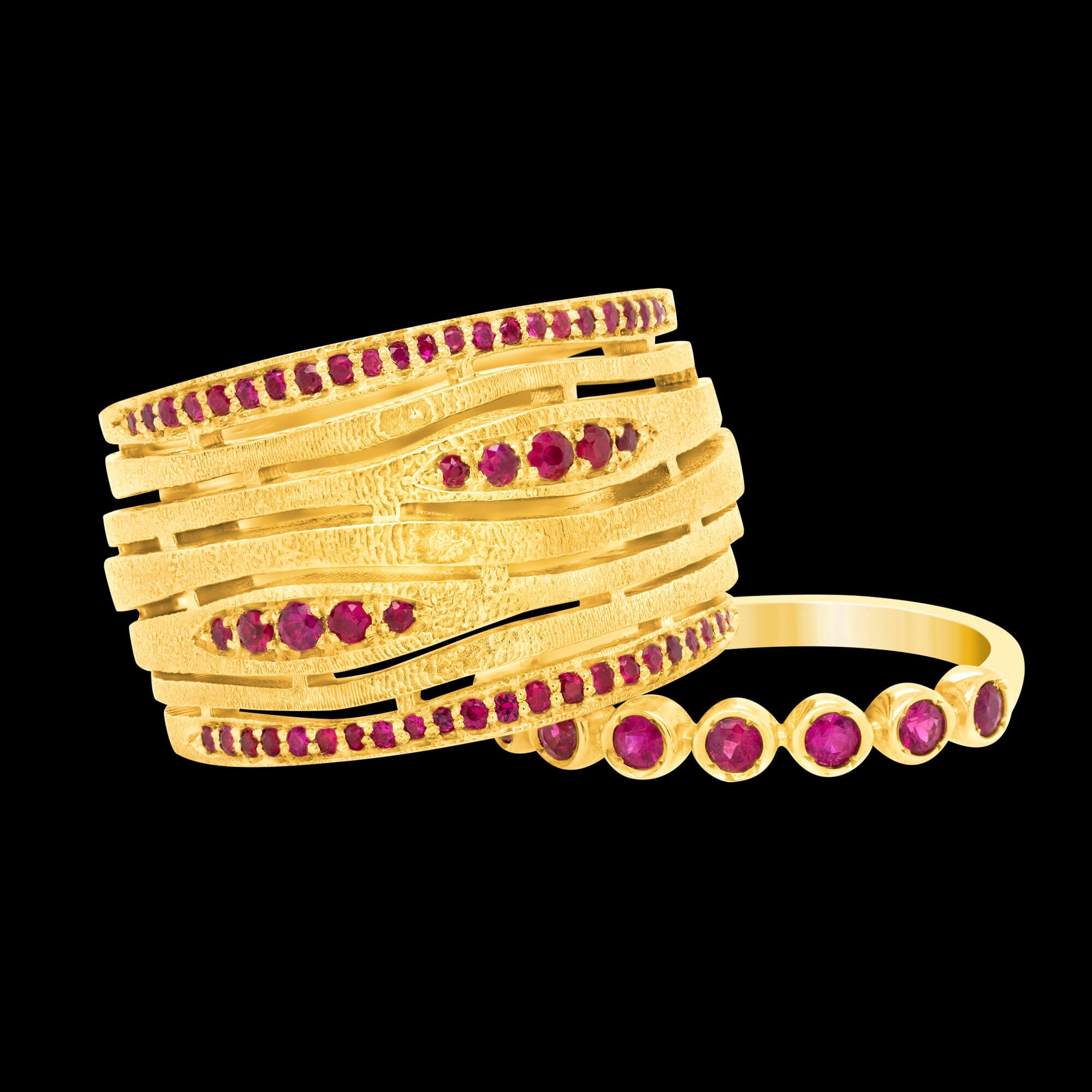 18Kt YELLOW GOLD RUBY TR RING FRIDA Fine Jewellery 18kt-yellow-gold-ruby-tr-ring-frida-fine-jewellery